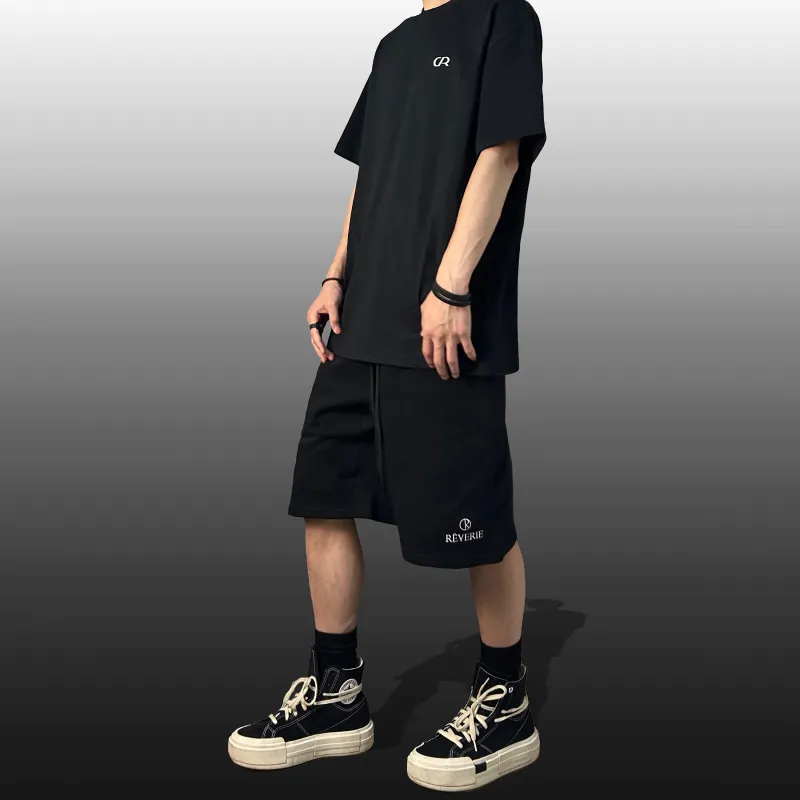 Cicibella Casual Shorts Unisex Black-3