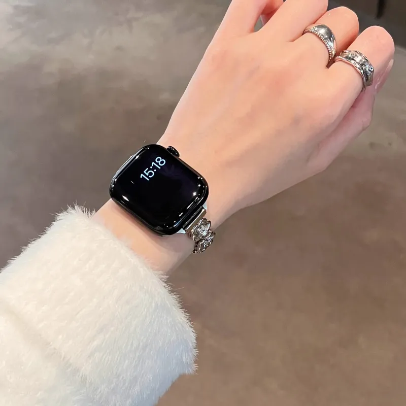Biaodaige Apple Compatibility Watch Band Metal-3