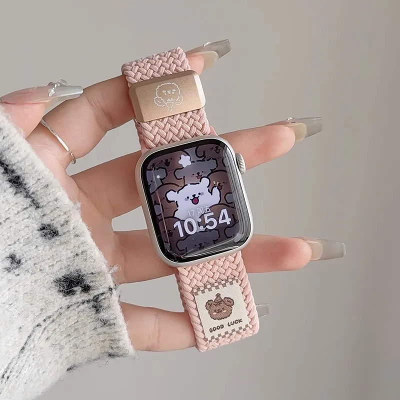 Dazzling Watch Bands Huawei Compatibility 140 180mm Fabric Material-7