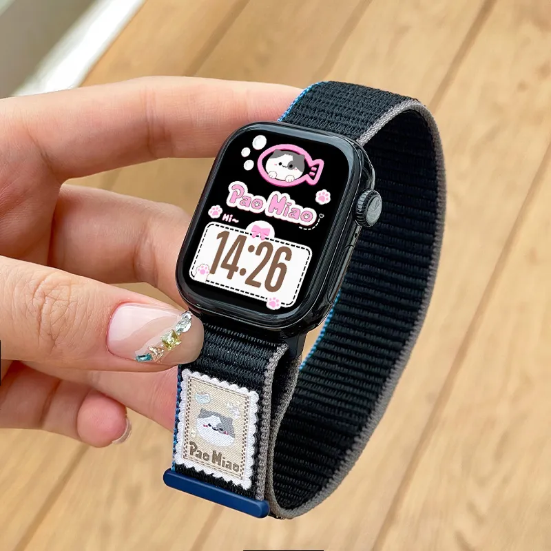 Biaodaige Watch Bands Apple Compatibility 135-175mm Fabric Material Unisex-9