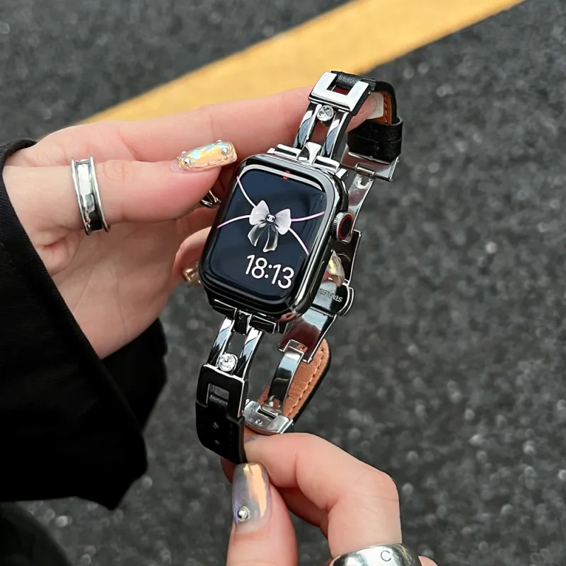 Biaodaige Apple Compatibility Watch Band Leather-10