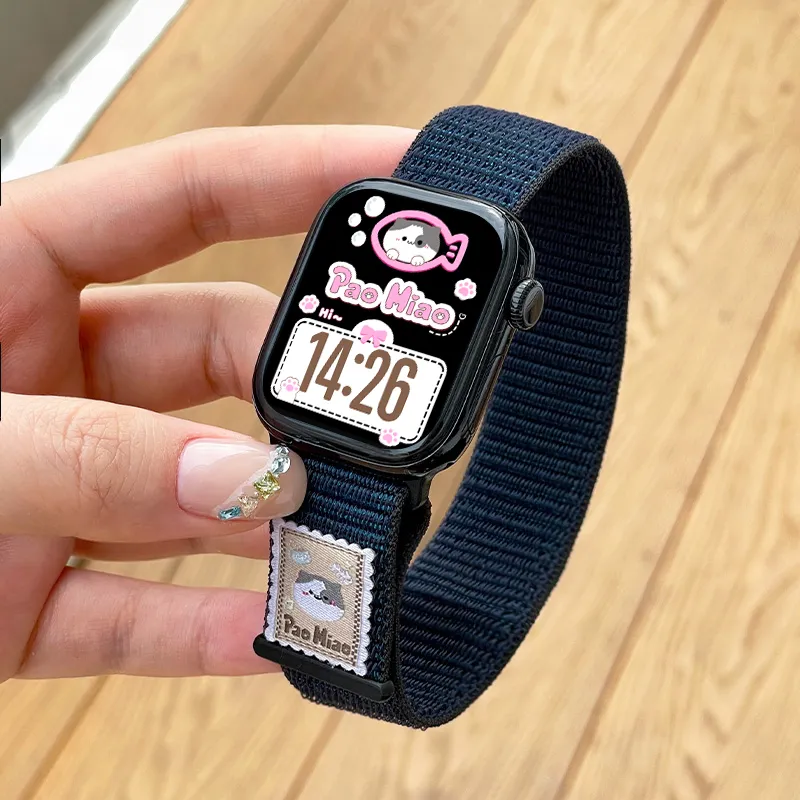 Biaodaige Watch Bands Apple Compatibility 135-175mm Fabric Material Unisex-11