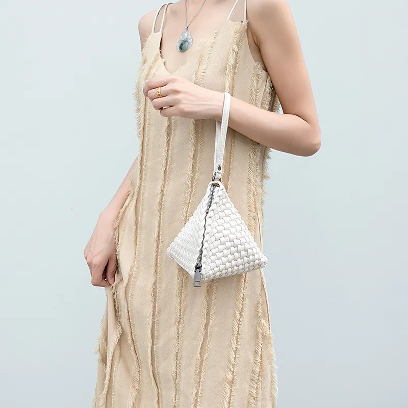 TTaG．baG PU Portable Crossbody Bag, Shoulder Bag Regular Women's White/Black/Gray/Silver-4