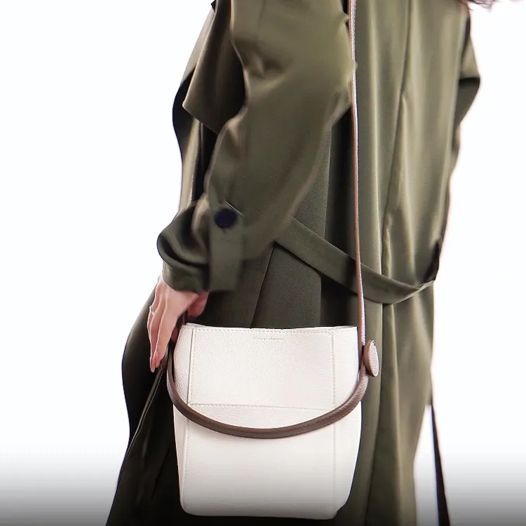 TTaG．baG Microfiber Synthetic Leather Shoulder Bag Women's-4