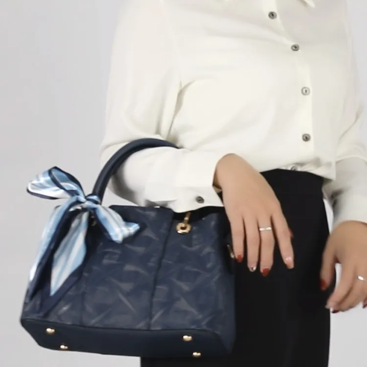 TTaG．baG Microfiber Synthetic Leather Handbag Women's-5