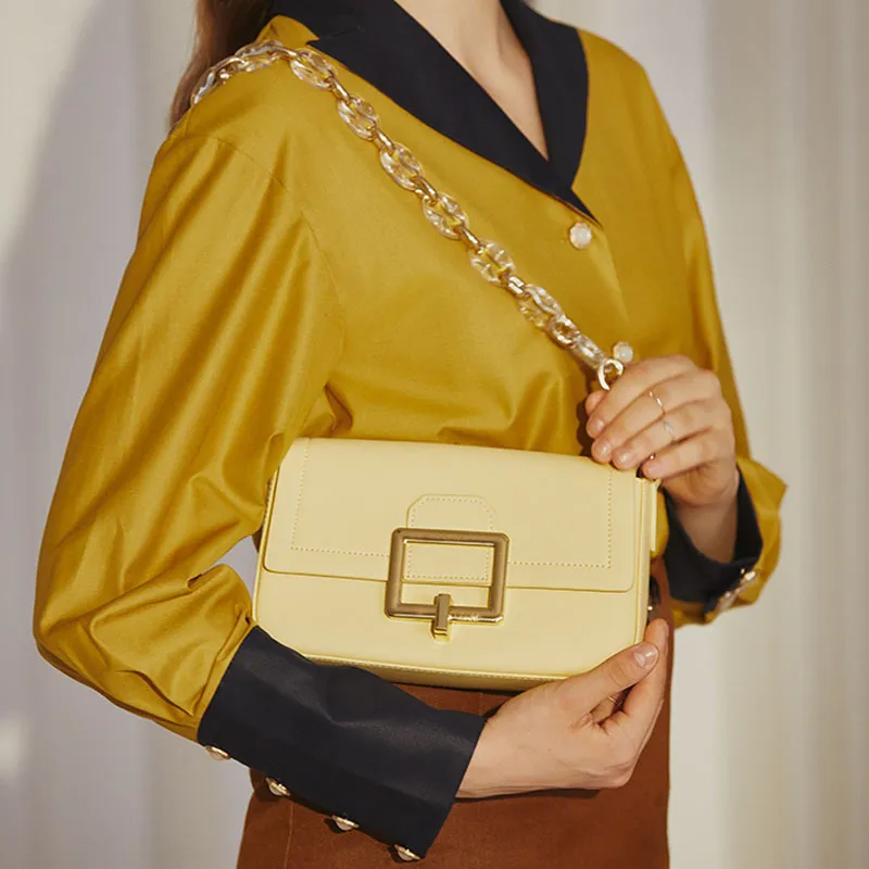 TTaG．baG Cow Leather Shoulder Bag Women's-7