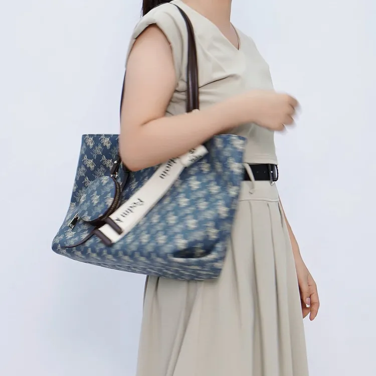 TTaG．baG Microfiber Synthetic Leather Shoulder Bag Women's-9