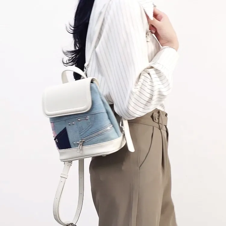 TTaG．baG Denim Backpack Women's-4