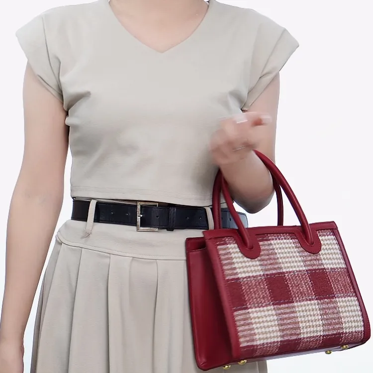 TTaG．baG Microfiber Synthetic Leather Shoulder Bag Women's-2