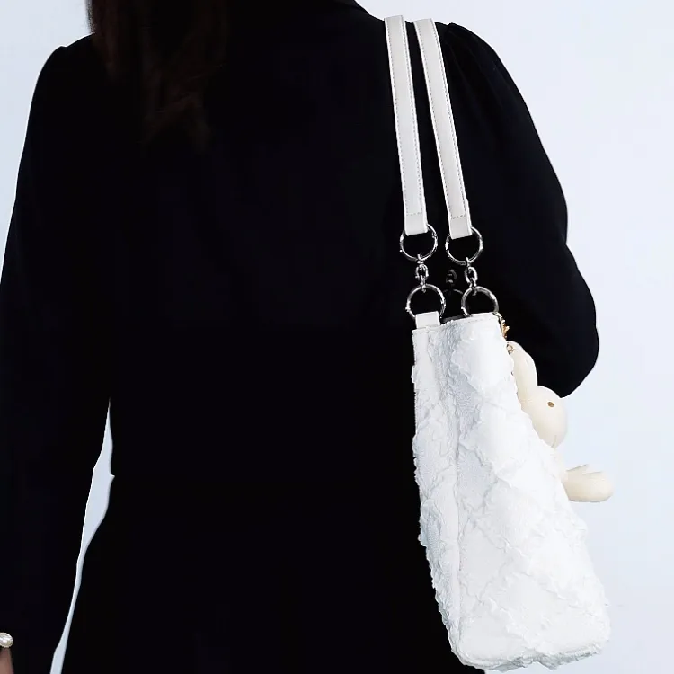 TTaG．baG Microfiber Synthetic Leather Tote Bag Shoulder Bag Women's-3