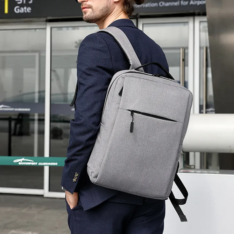 TTaG．baG Oxford Backpack Regular Men's Black/Gray/Blue-1