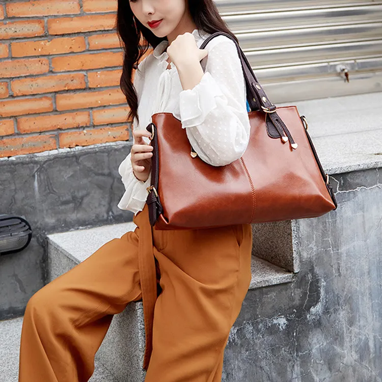 TTaG．baG PU Shoulder Bag Women's Black/Blue/Burgundy/Fuchsia/Brown/Green-12