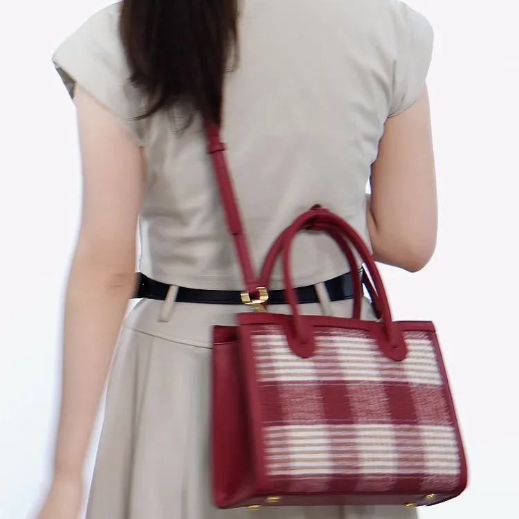 TTaG．baG Microfiber Synthetic Leather Shoulder Bag Women's-4