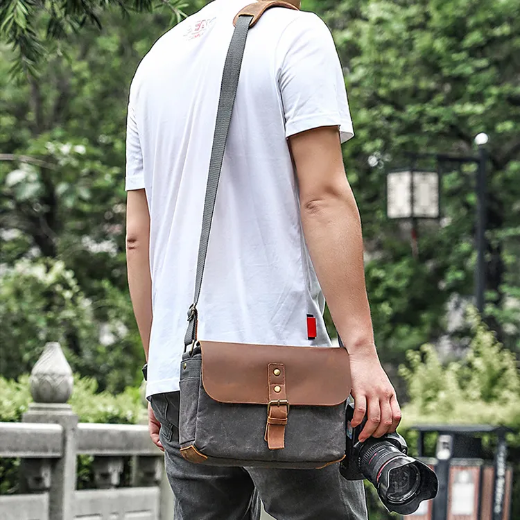 TTaG．baG Batik Canvas Shoulder Bag Unisex-8