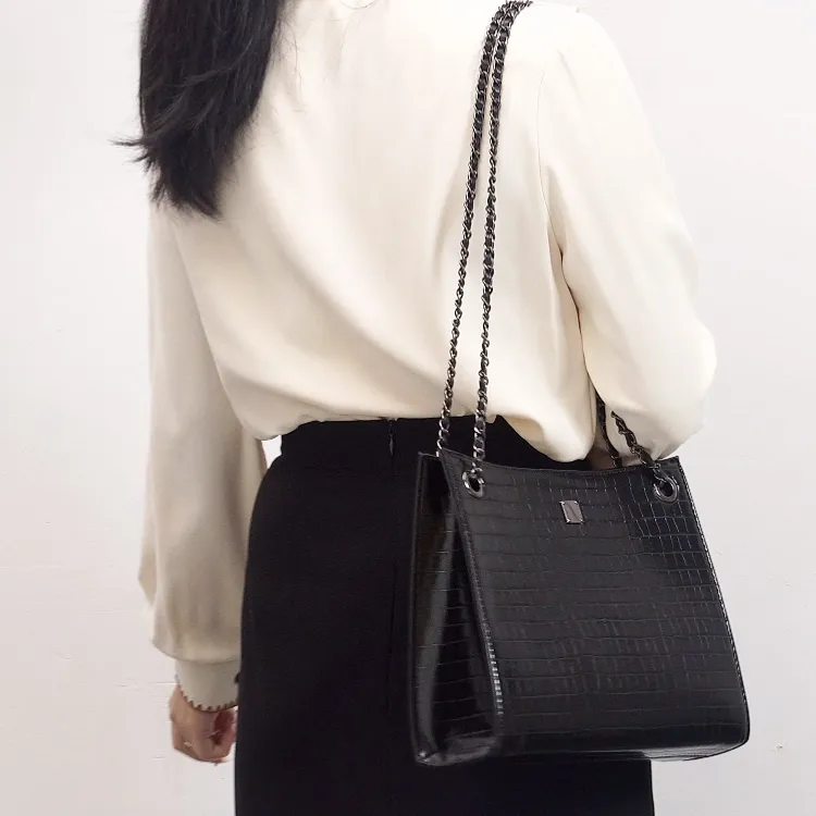 TTaG．baG Microfiber Synthetic Leather Shoulder Bag Crossbody Bag Women's-1
