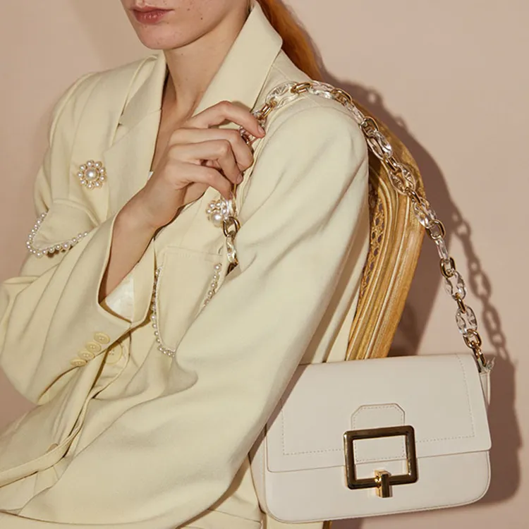 TTaG．baG Cow Leather Shoulder Bag Women's-2