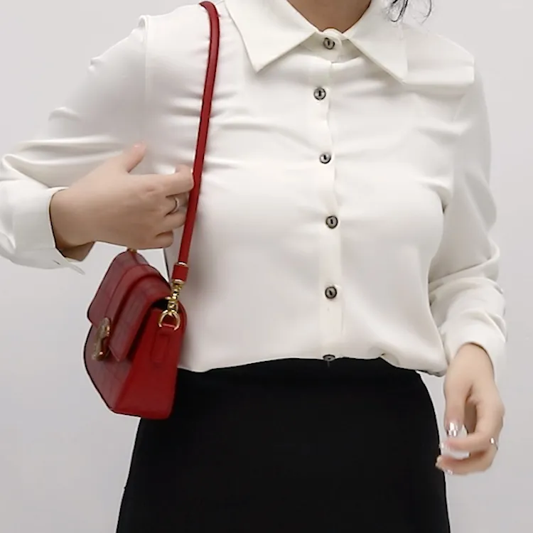 TTaG．baG Microfiber Synthetic Leather Shoulder Bag Women's-3