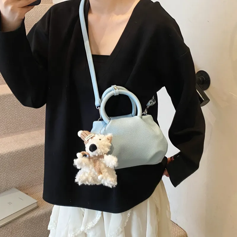 Yalu PU Portable One Shoulder Crossbody Bag Regular Women's Black/Blue/Yellow/White-12