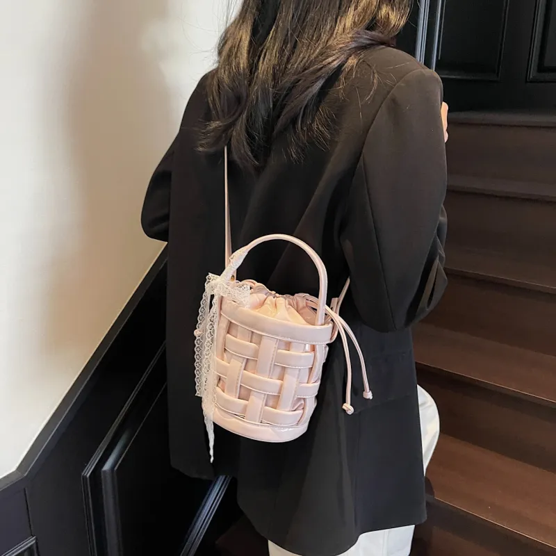 Yalu PU Shoulder Bag, Crossbody Bag, Handbag Regular Women's Black/Ecru/Blue/Silver/Pink-31
