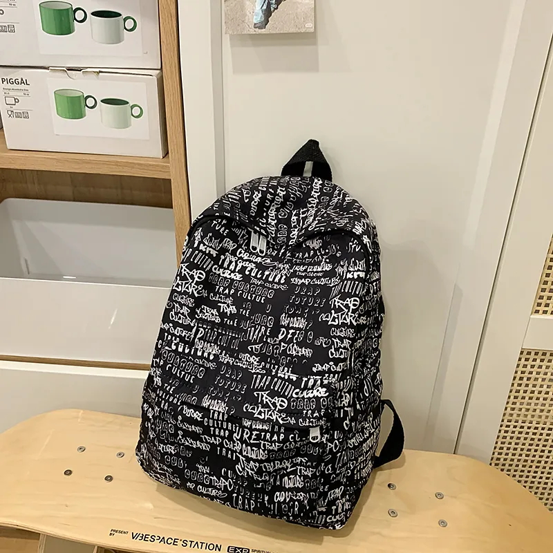 Yalu Nylon Backpack Unisex Multicolor-26