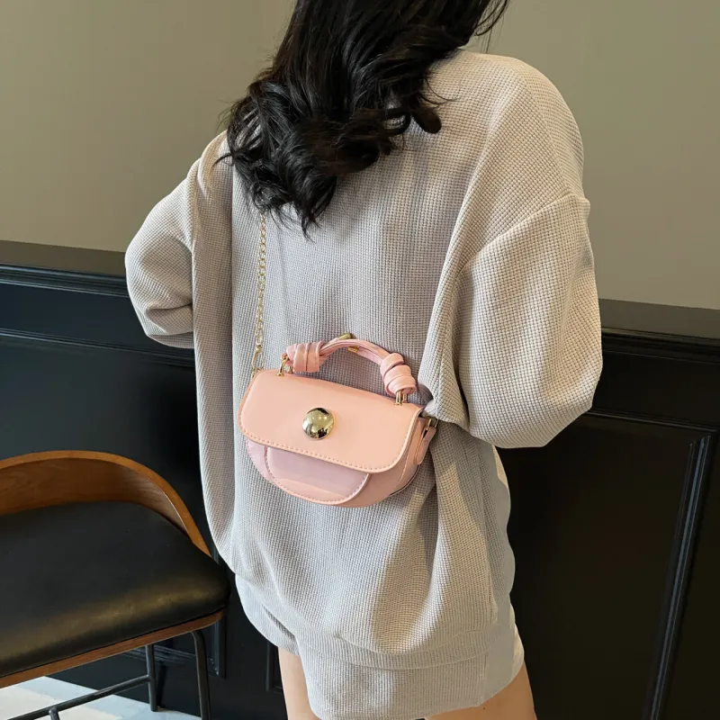 Yalu PU Handbag Women's Black/Pink/Khaki/Silver-10
