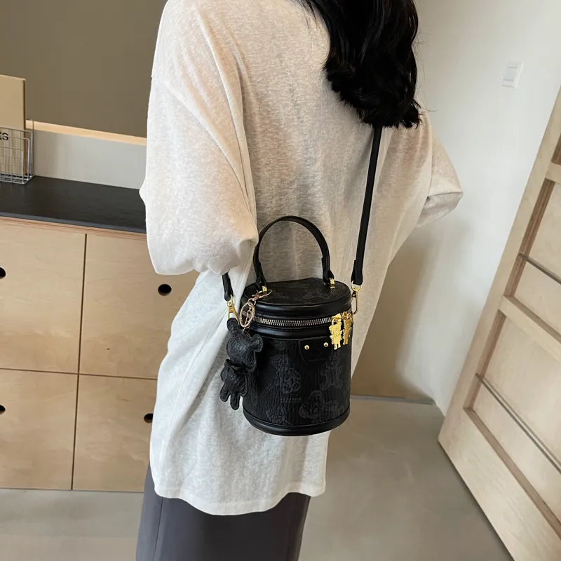 Yalu PU Shoulder Bag, Crossbody Bag, Handbag Women's Black/Ecru/Brown/Pink-5