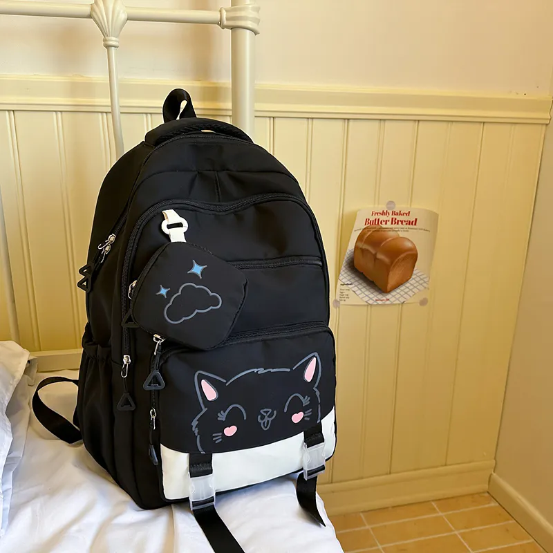 Yalu Nylon Backpack Unisex Multicolor-1