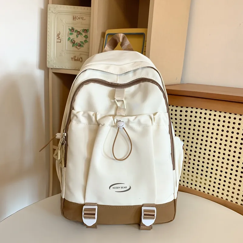 Yalu Nylon Backpack Unisex Multicolor-15