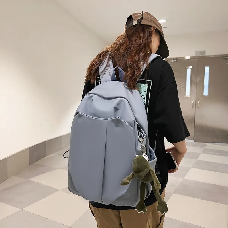 Yalu Nylon Backpack Unisex Multicolor-12