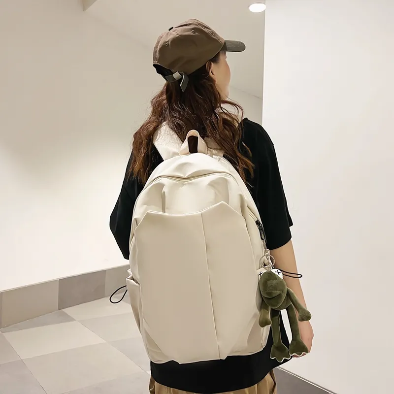 Yalu Nylon Backpack Unisex Multicolor-16