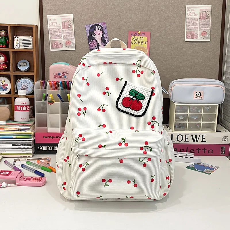 Yalu Canvas Backpack Women's Multicolor-20