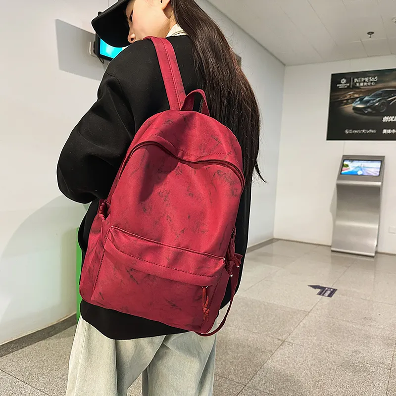Yalu Nylon Backpack Unisex Multicolor-19