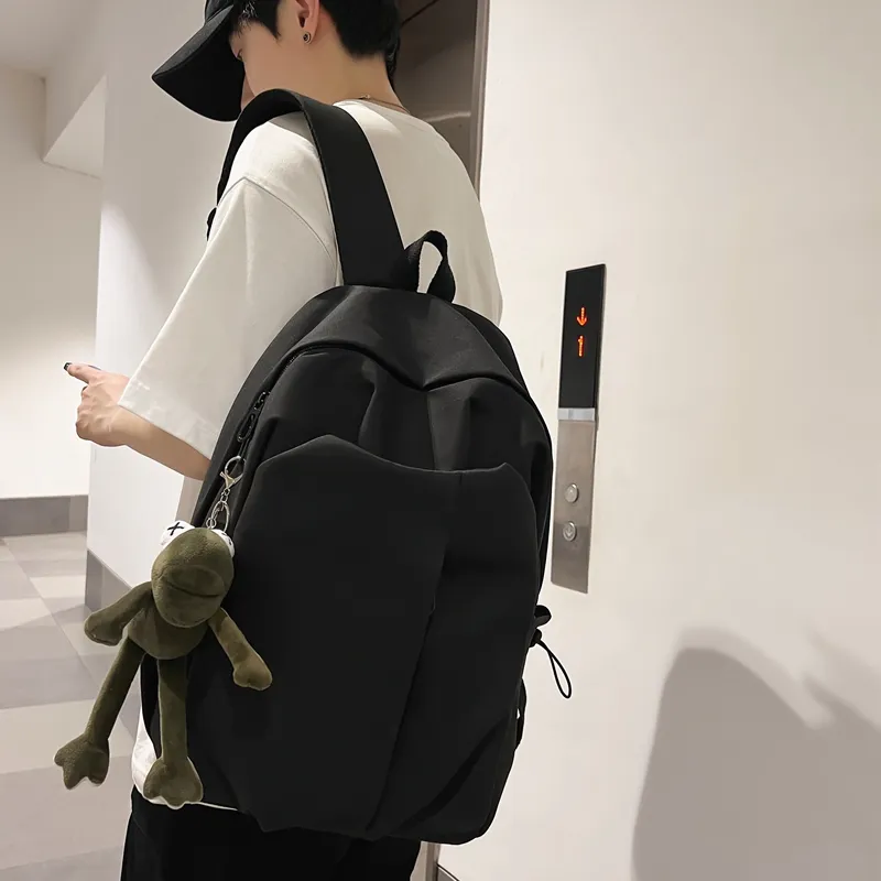 Yalu Nylon Backpack Unisex Multicolor-6