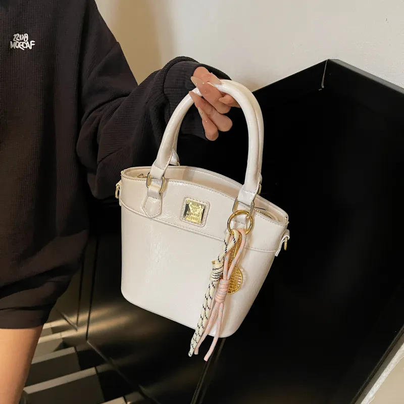 Yalu PU Handbag Regular Women's Black/White/Red/Pink-9