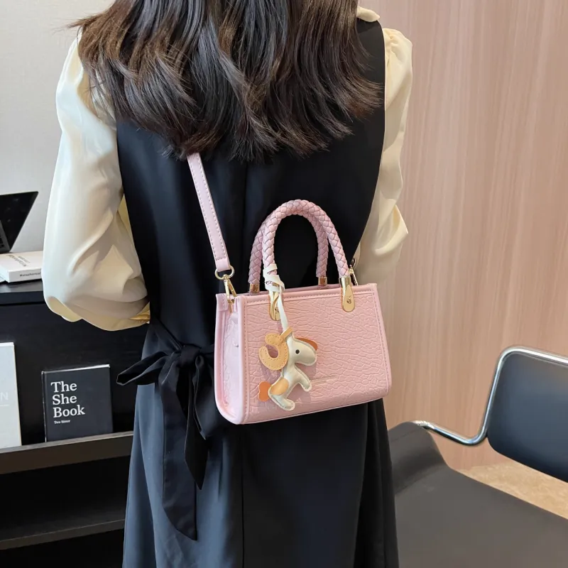 Yalu PU Handbag, Shoulder Bag, Crossbody Bag Women's Black/Pink/Green/Ecru-12