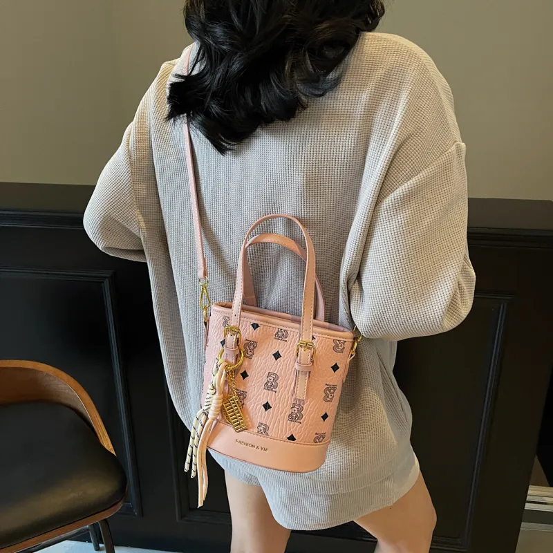 Yalu PU Shoulder Bag, Crossbody Bag, Handbag Women's Black/Ecru/Pink/Brown/Coffee-19