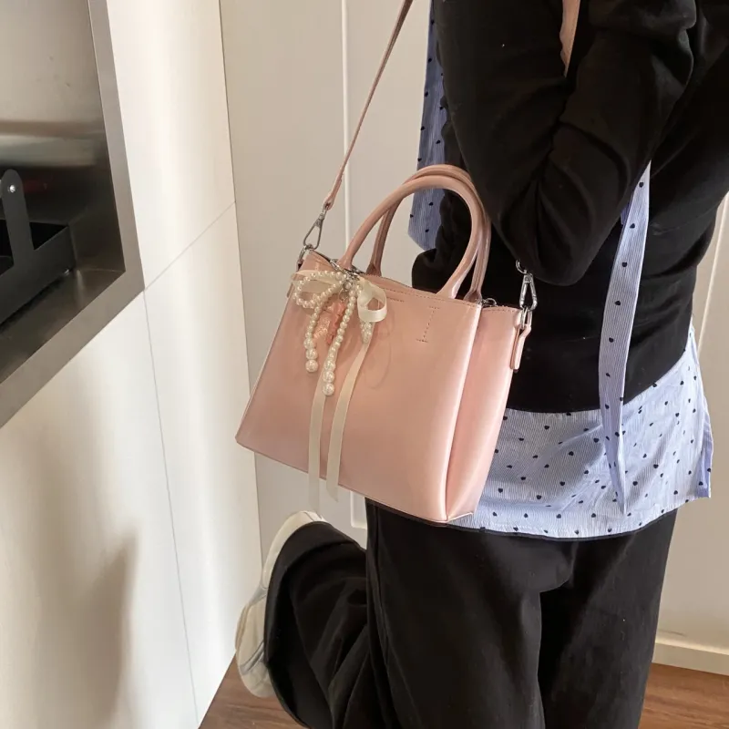 Yalu PU Shoulder Bag, Crossbody Bag, Handbag Women's Yellow/Black/Pink/Blue/White-18