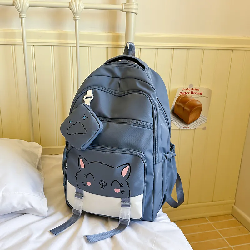 Yalu Nylon Backpack Unisex Multicolor-23