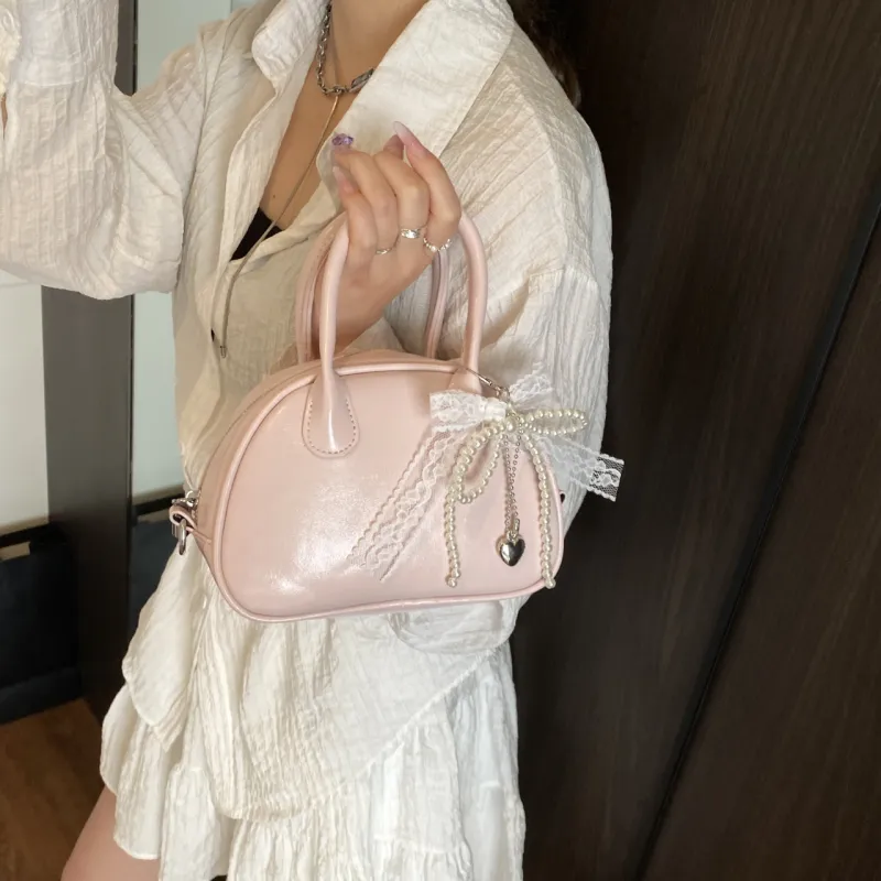 Yalu PU Shoulder Bag, Crossbody Bag, Handbag Regular Women's White/Yellow/Pink/Blue/Black-17