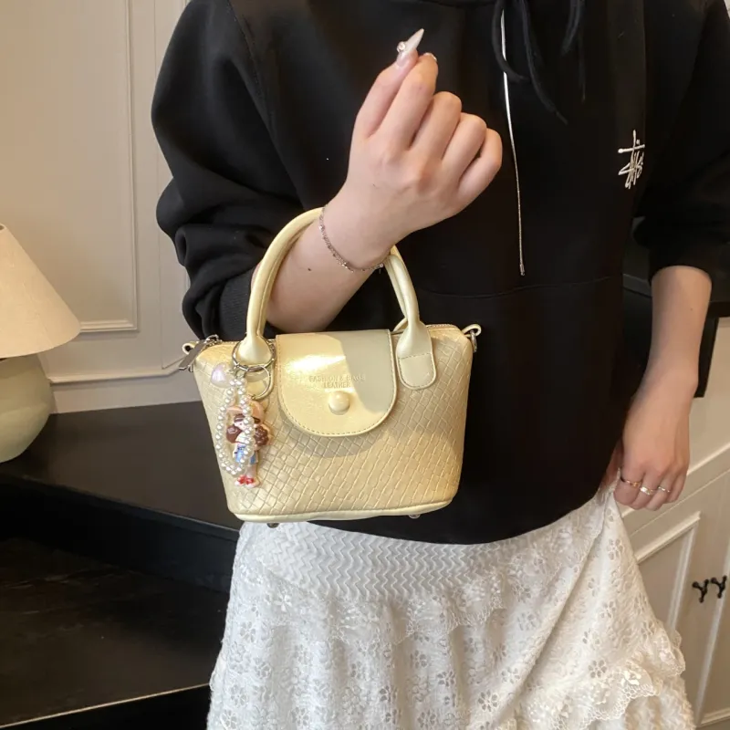 Yalu PU Handbag Regular Women's Light Blue/Yellow/Black/Silver/Ecru-10