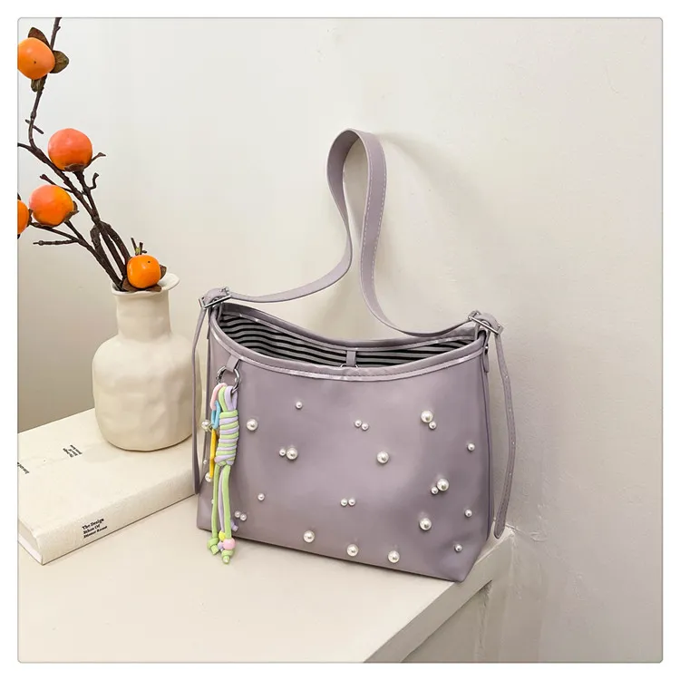Yalu PU Underarm Shoulder Bag Women's White/Pink/Black/Light Purple-21