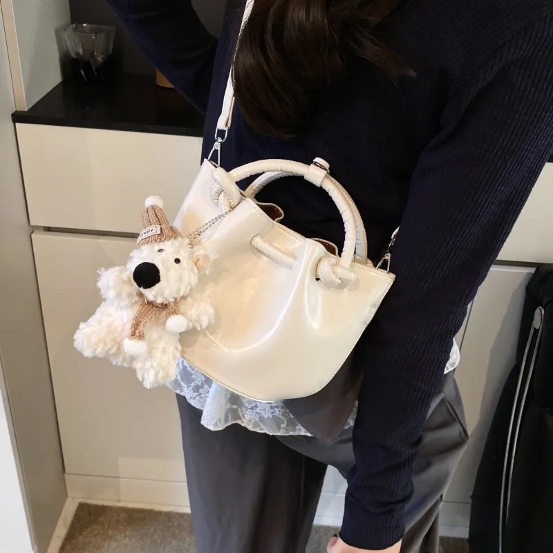 Yalu PU Bucket Bag, Handheld Shoulder Bag, Crossbody Bag, Handbag Regular Women's Multicolor-34