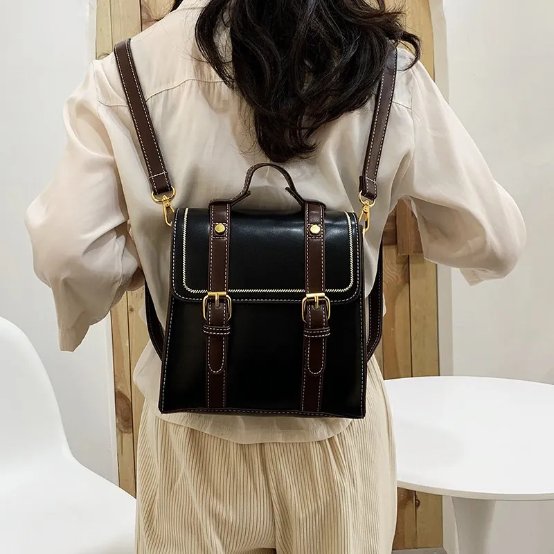 Yalu PU Backpack Women's Multicolor-10