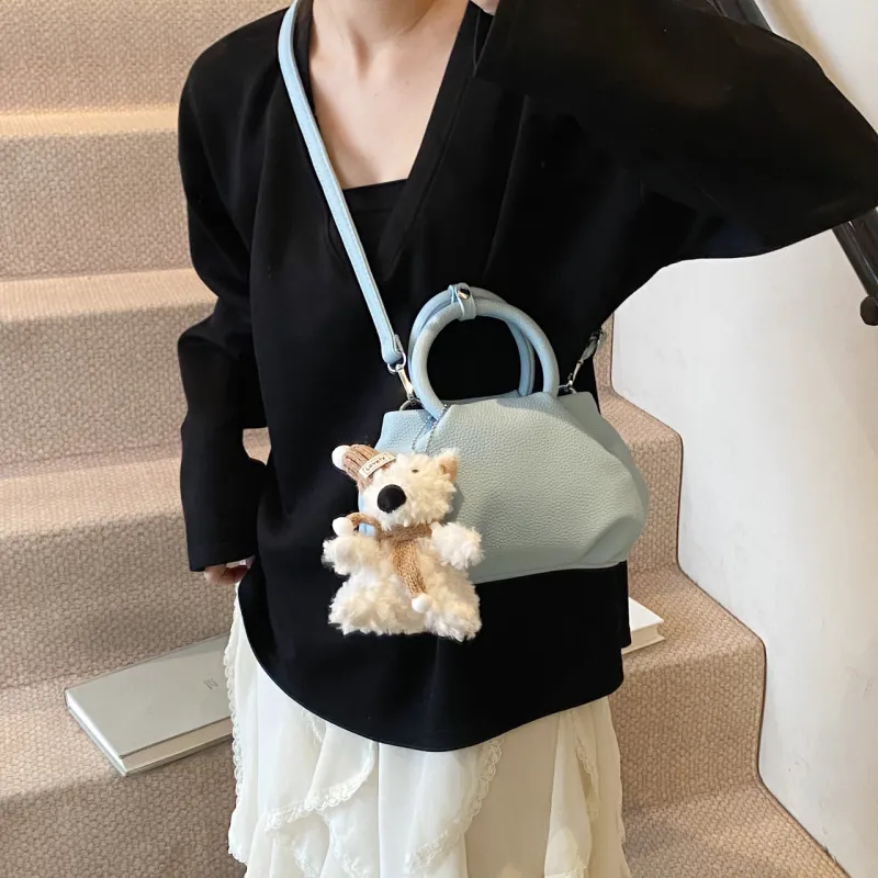 Yalu PU Portable One Shoulder Crossbody Bag Regular Women's Black/Blue/Yellow/White-11