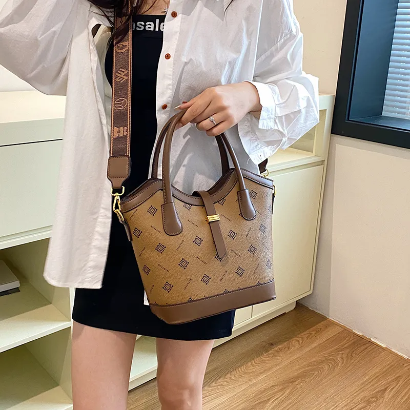 Yalu PU Handbag Regular Women's White/Yellow/Brown-12