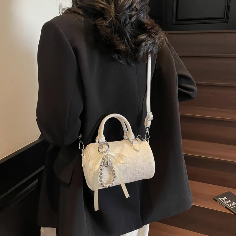 Yalu PU Cylinder Bag, One Shoulder Handbag Women's Multicolor-13