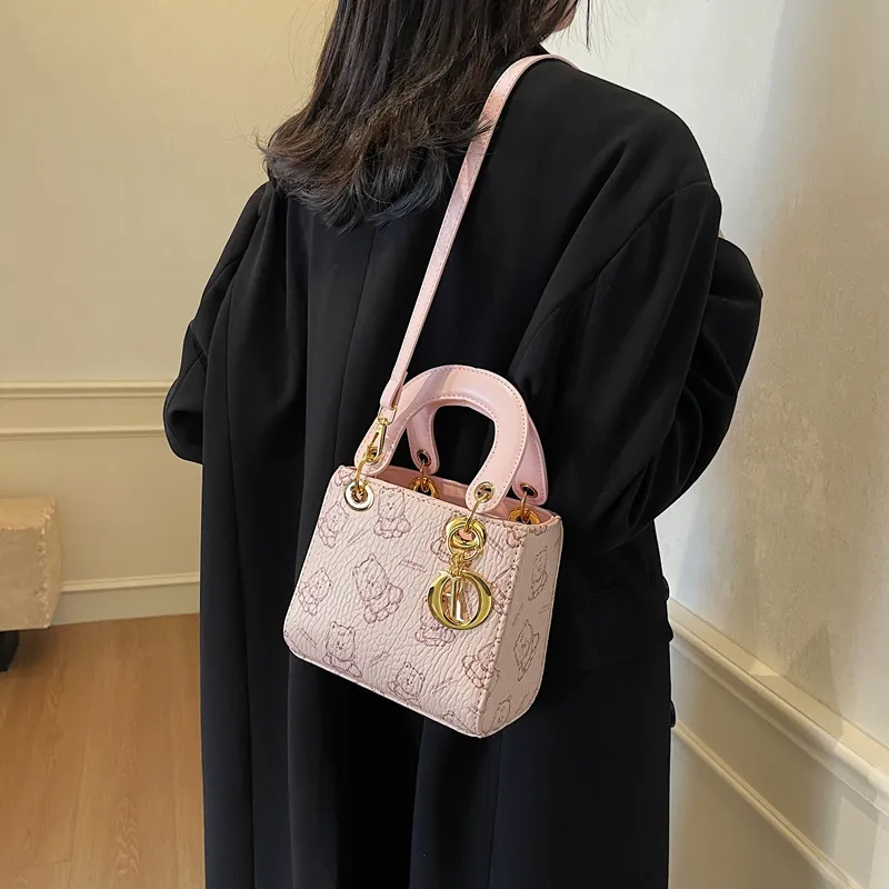 Yalu PU Handbag Regular Women's Black/Pink/Brown/Ecru-9