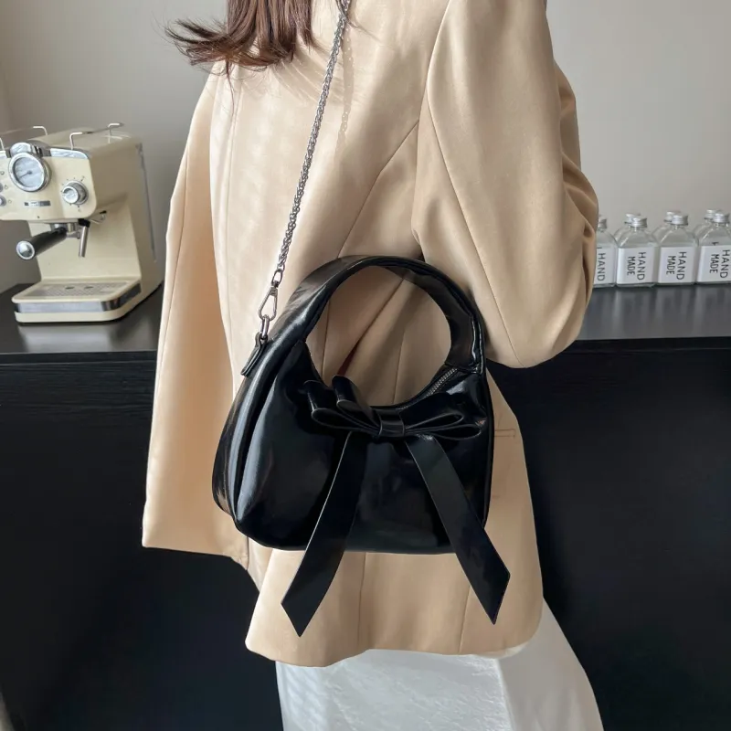 Yalu PU Shoulder Bag, Crossbody Bag, Handbag Regular Women's Silver/Black/Pink/White-12