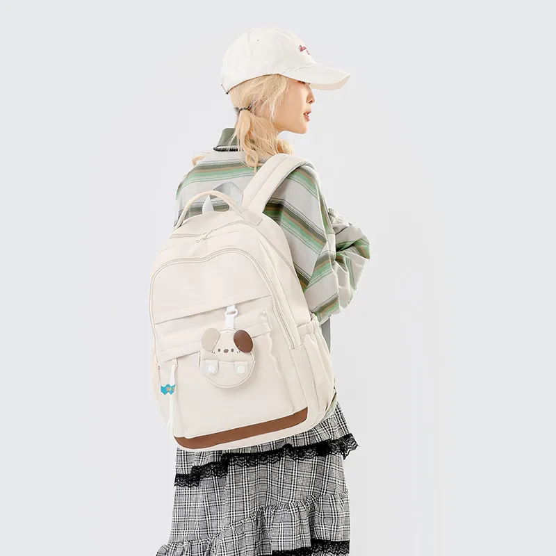 Yalu Polyester Backpack Unisex Multicolor-4