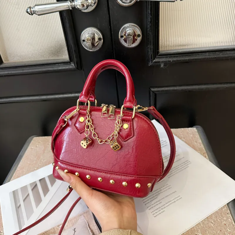 Yalu PU Shoulder Bag, Crossbody Bag, Handbag Women's Black/Red/Gold/Silver-9